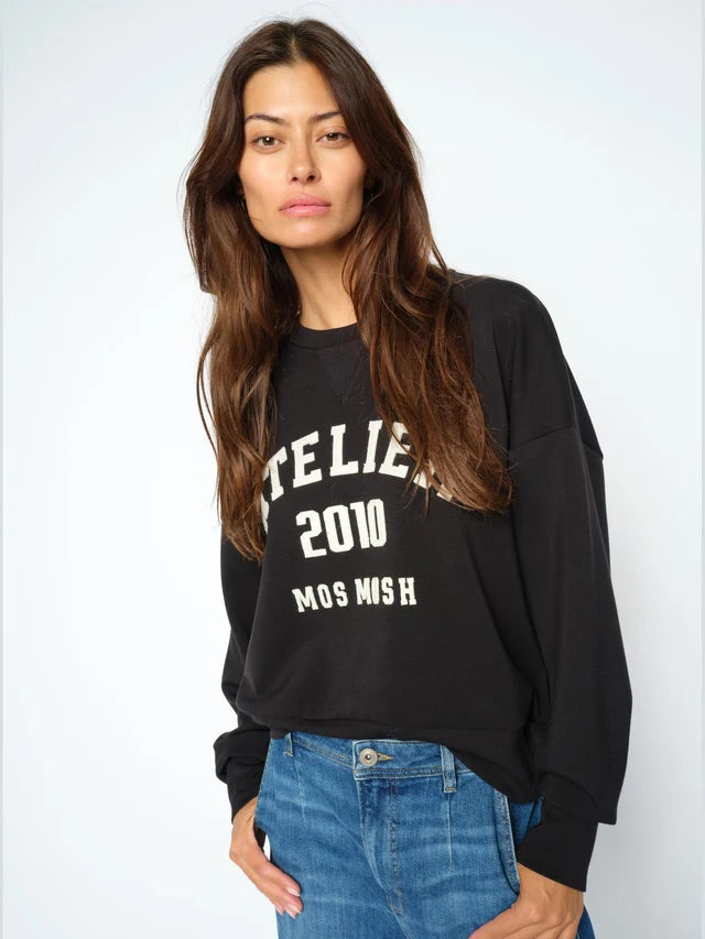 MMNima O-LS  Sweatshirt - Black
