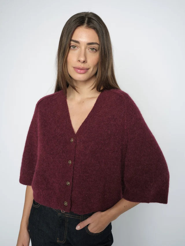 MMThora Lizet Knit Cardigan - Port Royale
