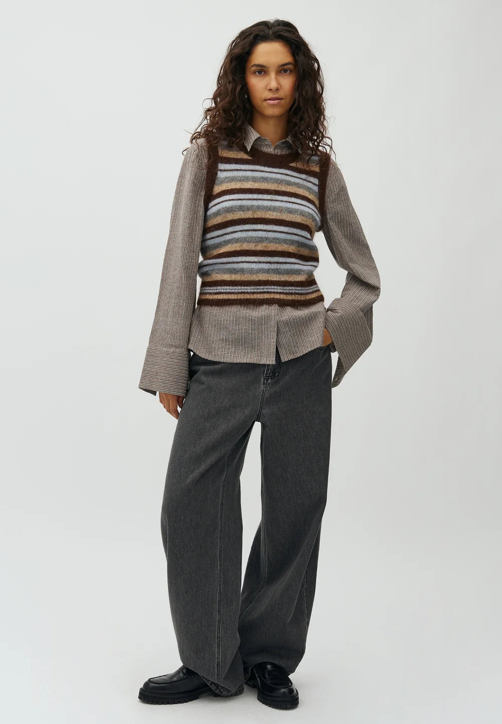 Flavin-M - Friday Mutli Stripe Brown