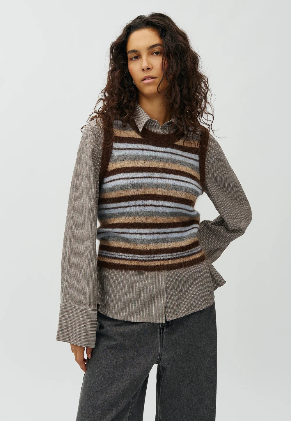 Flavin-M - Friday Mutli Stripe Brown