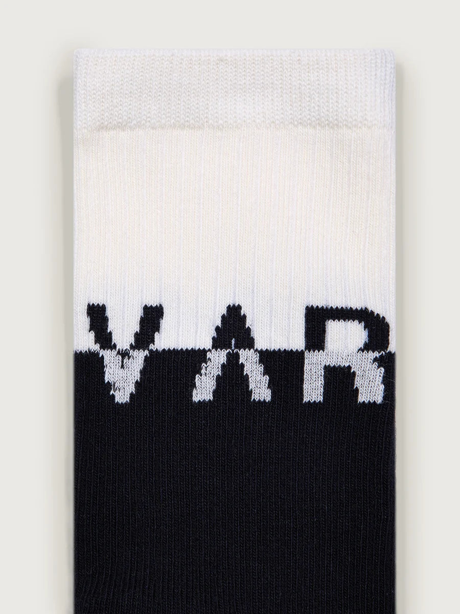 Stellar Colourblock Sock - Black / Egret