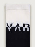 Stellar Colourblock Sock - Black / Egret