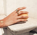 Gaia Ring Gold by By Alona