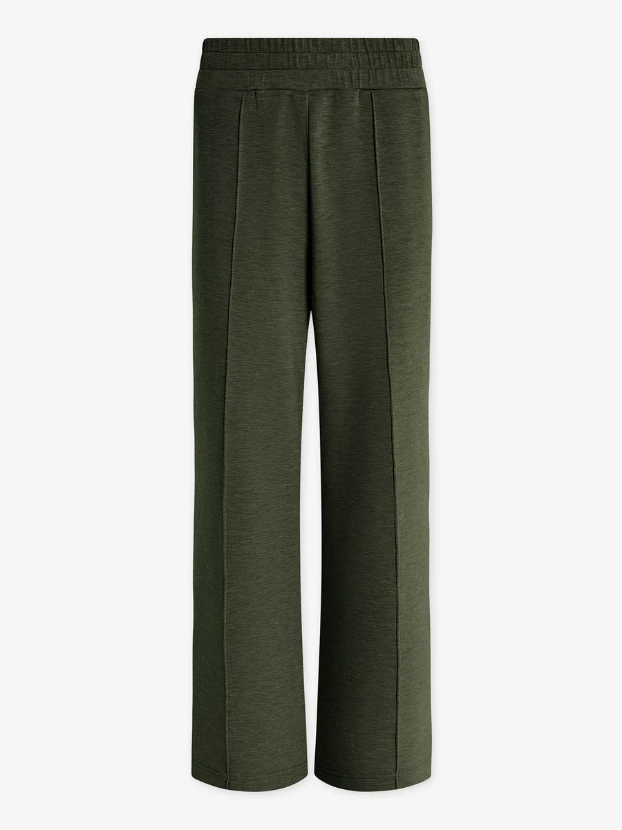 Varley The Wide Leg Pant 28" - Olive Marl