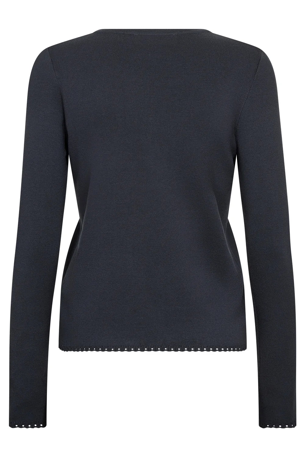 MMAliz Caliz Plain LS Knit - Salute Navy