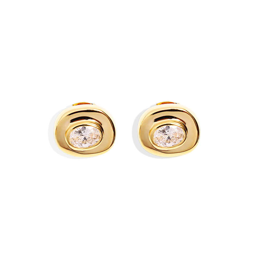 Ines Earrings - Gold by By Alona