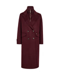 MMAlva Loisa Mock Neck Coat - Port Royale