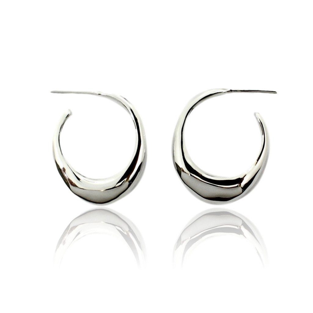 Panarea Earrings Small Silver by By Alona