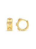Starburst Huggie Hoop Earrings