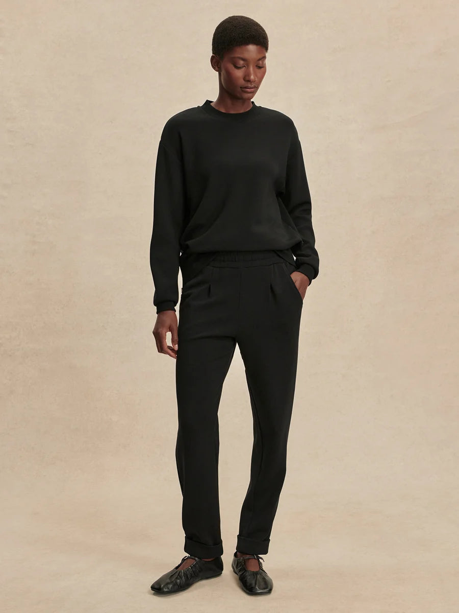 The Rolled Cuff Pant 25 - Black